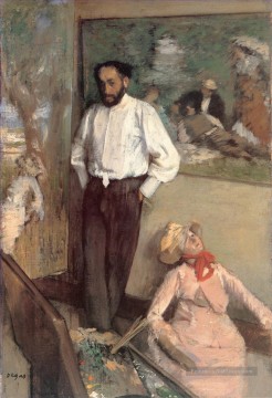  henri - Portrait du peintre Henri Michel Levy Edgar Degas